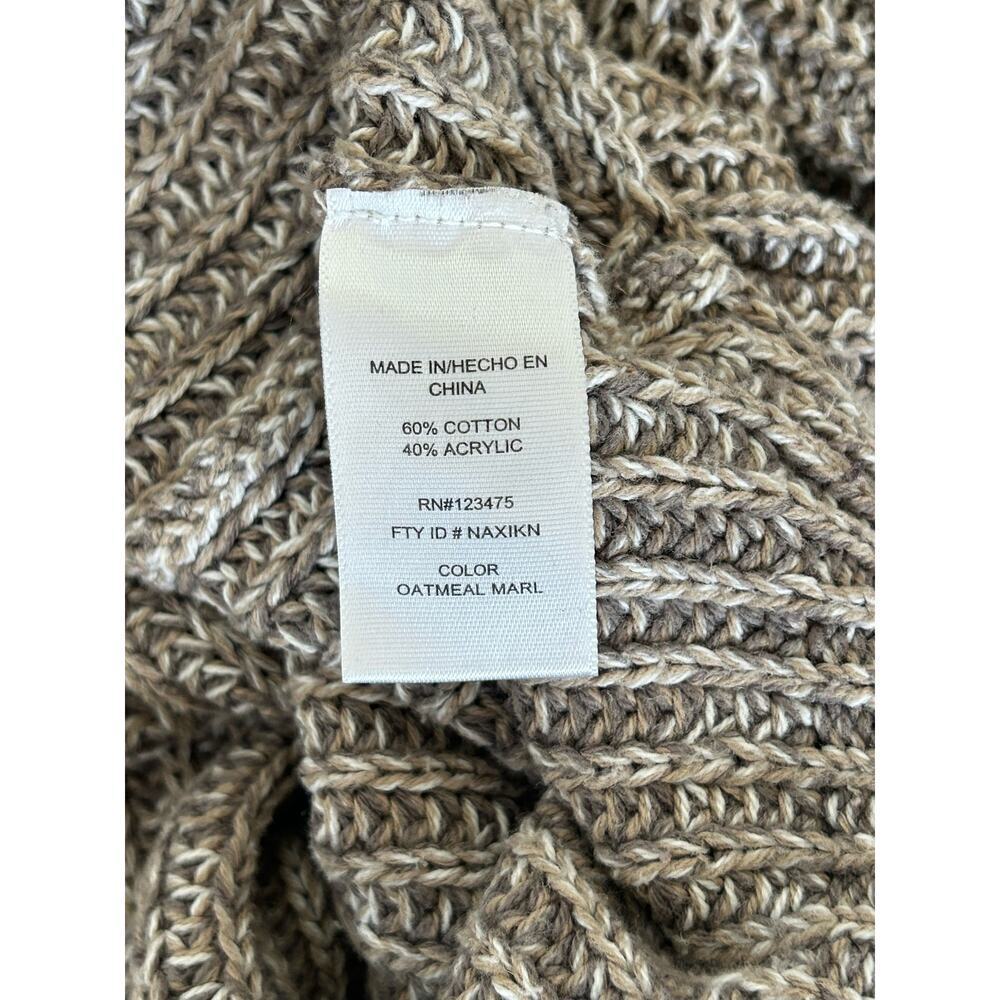 Ellen Tracey Crew Neck Knit Hi Low Hem Womens Sweater Size M - Picture 8 of 9